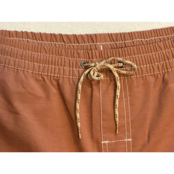 Howler Brothers Shorts Men's Sz 36 Deep Set Board Shorts in Adobe Rust Pockets - Picture 4 of 7
